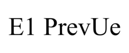 E1 PREVUE trademark