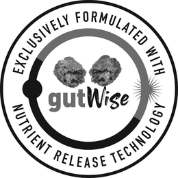 GUTWISE EXCLUSIVELY FORMULATED WITH NUTRIENT RELEASE TECHNOLOGY trademark