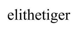 ELITHETIGER trademark