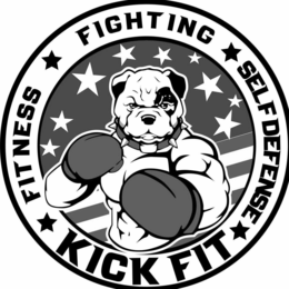 KICK FIT FITNESS FIGHTING SELF DEFENSE trademark