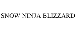 SNOW NINJA BLIZZARD trademark