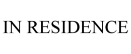 IN RESIDENCE trademark