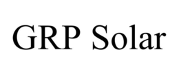 GRP SOLAR trademark