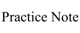 PRACTICE NOTE trademark
