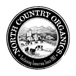 NORTH COUNTRY ORGANICS SUSTAINING TOMORROW SINCE 1983 trademark