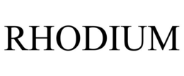 RHODIUM trademark
