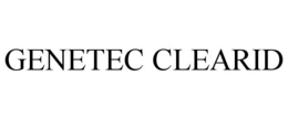 GENETEC CLEARID trademark