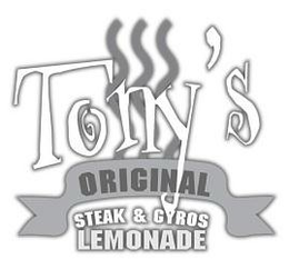 TONY'S ORIGINAL STEAK & GYROS LEMONADE trademark