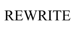 REWRITE trademark