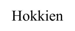 HOKKIEN trademark