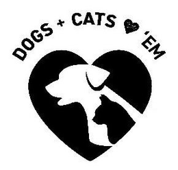 DOGS + CATS 'EM trademark