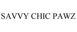 SAVVY CHIC PAWZ trademark