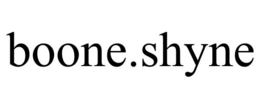 BOONE.SHYNE trademark