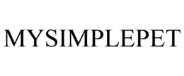MYSIMPLEPET trademark