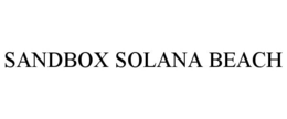 SANDBOX SOLANA BEACH trademark