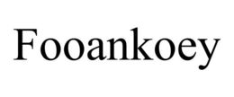FOOANKOEY trademark