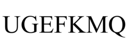 UGEFKMQ trademark