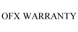 OFX WARRANTY trademark