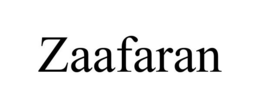 ZAAFARAN trademark