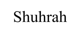 SHUHRAH trademark