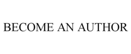 BECOME AN AUTHOR trademark