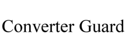 CONVERTER GUARD trademark