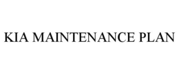 KIA MAINTENANCE PLAN trademark