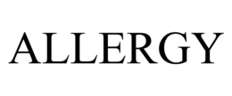 ALLERGY trademark