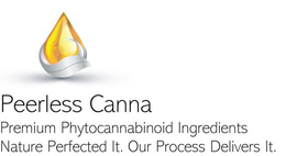 PEERLESS CANNA PREMIUM PHYTOCANNABINOID INGREDIENTS NATURE PERFECTED IT. OUR PROCESS DELIVERS IT. trademark