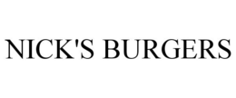 NICK'S BURGERS trademark