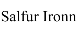SALFUR IRONN trademark