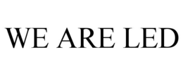 WE ARE LED trademark