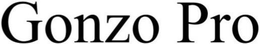 GONZO PRO trademark