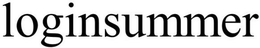 LOGINSUMMER trademark