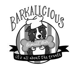 BARKALICIOUS BISCUIT BAR IT'S ALL ABOUT THE TREATS trademark