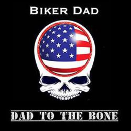BIKER DAD DAD TO THE BONE trademark