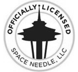 OFFICIALLY · LICENSED SPACE NEEDLE, LLC trademark