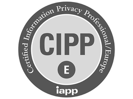 CERTIFIED INFORMATION PRIVACY PROFESSIONAL/EUROPE IAPP CIPP E trademark
