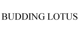 BUDDING LOTUS trademark