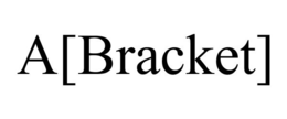 A[BRACKET] trademark