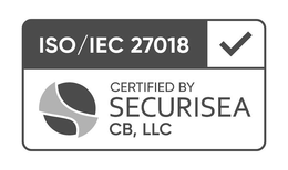 ISO/IEC 27001 CERTIFIED BY SECURISEA CB, LLC trademark