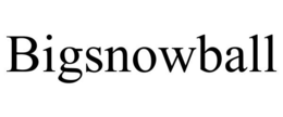 BIGSNOWBALL trademark