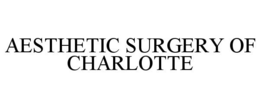 AESTHETIC SURGERY OF CHARLOTTE trademark
