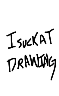 I SUCK AT DRAWING trademark