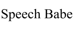 SPEECH BABE trademark