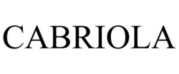 CABRIOLA trademark