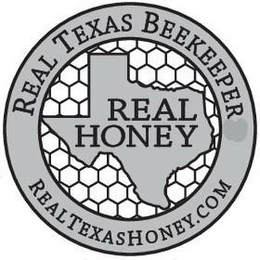 REAL TEXAS BEEKEEPER REAL HONEY REALTEXASHONEY.COM trademark
