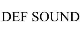 DEF SOUND trademark