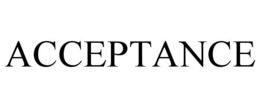 ACCEPTANCE trademark