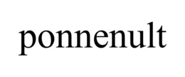 PONNENULT trademark